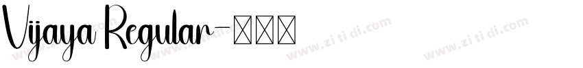 Vijaya Regular字体转换